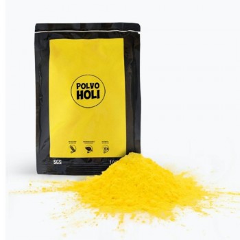 BOLSA POLVO HOLI PARTY 100 gr - AMARILLO