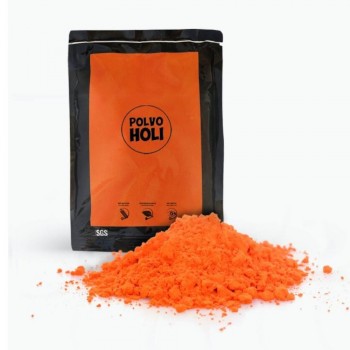 BOLSA POLVO HOLI PARTY 100 gr - NARANJA