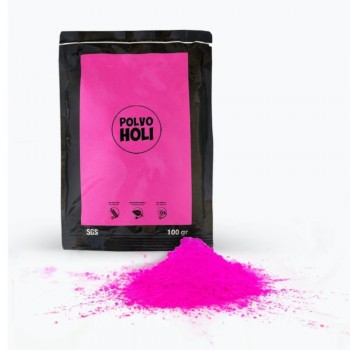 BOLSA POLVO HOLI PARTY 100 gr - ROSA