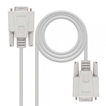 CABLE SERIE NULL MODEM, DB9/M-DB9/M, 1.8 M