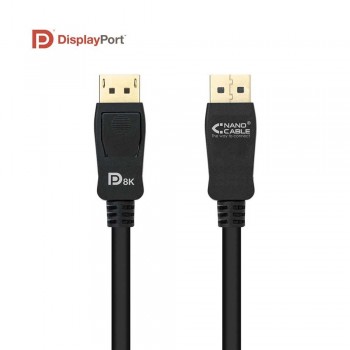 CABLE DISPLAYPORT 1.4 CERTIFICADO VESA, DP/M - DP/M, 1.0 M