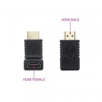 ADAPTADOR HDMI ACODADO, A/H-A/M