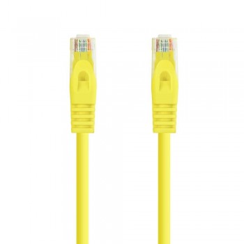 CABLE RED LATIGUILLO RJ45 LSZH CAT.6A UTP AWG24, AMARILLO, 0.5 M