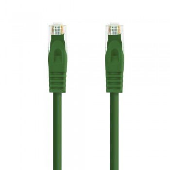 CABLE RED LATIGUILLO RJ45 LSZH CAT.6A UTP AWG24, VERDE, 1.0 M