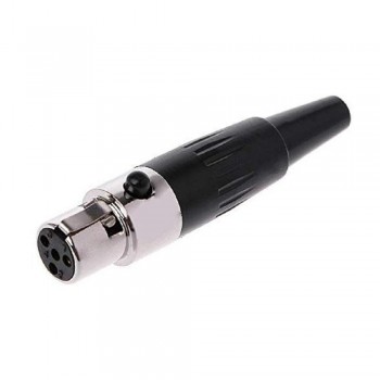 CONECTOR MINI XLR 4 PINES / SISTEMA SHURE