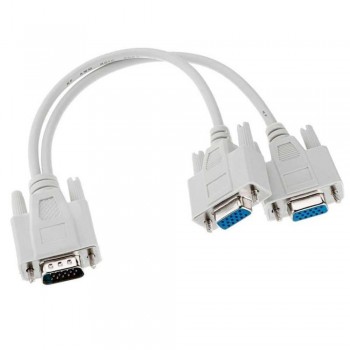 CABLE VGA MACHO A 2VGA HEMBRA