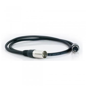 CABLE AUDIO XLR MACHO A XLR HEMBRA 1M