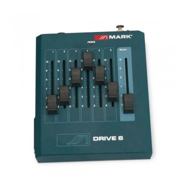 CONTROLADOR DMX DE 6 CANALES DRIVE6