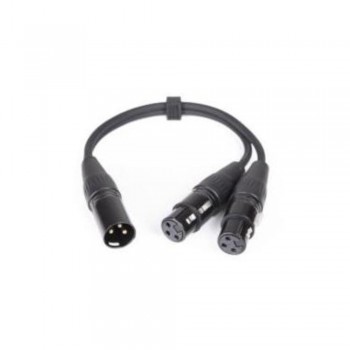 CABLE AUDIO \cY\c XLR MACHO  A 2 XLR HEMBRA - 0,30M