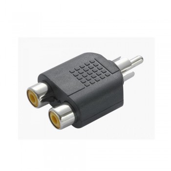 ADAPTADOR RCA MACHO A  2 RCA HEMBRA