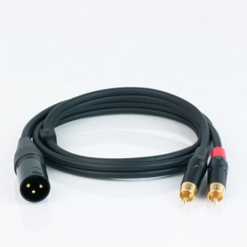 CABLE AUDIO 2RCA  A XLR MACHO 3M