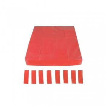 CONFETI RECTANGULAR ROJO 1KG