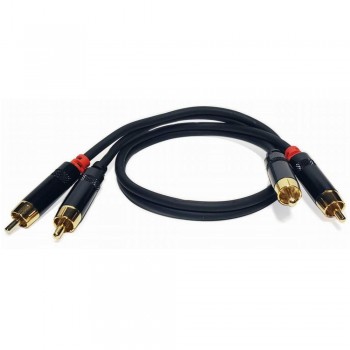 CABLE AUDIO 2 RCA  A  2 RCA 0,5M