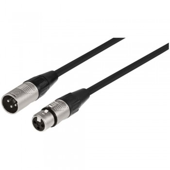 CABLE LATIGUILLO XLR HEMBRA A XLR MACHO 0,5M