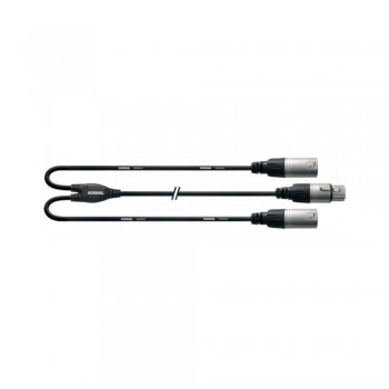 CABLE AUDIO \cY\c XLR HEMBRA  A  2 XLR MACHO