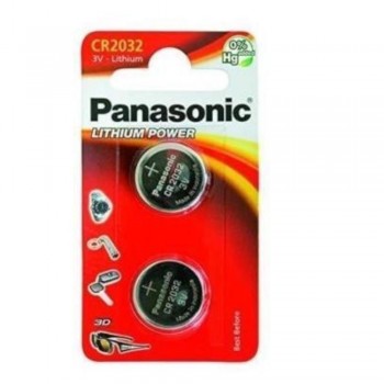 BLISTER 2 PILAS LITIO CR2032 PANASONIC 3V