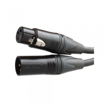 CABLE AUDIO XLR MACHO A XLR HEMBRA 1M