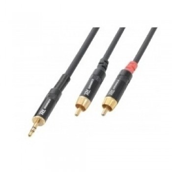 CABLE AUDIO MINI JACK A 2RCA MACHO 3M