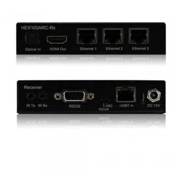 EXTENSOR HDMI  HDBASE 100 (4K HASTA 70M). BLUSTREAM HEX-100ARC-KIT.