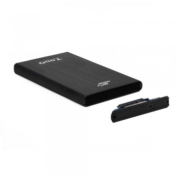 CAJA EXTERNA TOOQ TQE-2522B 2,5 9,5 MM SATA USB 3.0 NEGRA