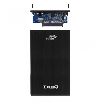 CAJA EXTERNA TOOQ TQE-2522B 2,5 9,5 MM SATA USB 3.0 NEGRA