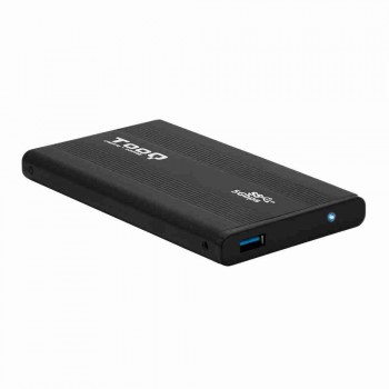 CAJA EXTERNA TOOQ TQE-2524B 2,5 9,5 MM SATA USB 3.0 NEGRA