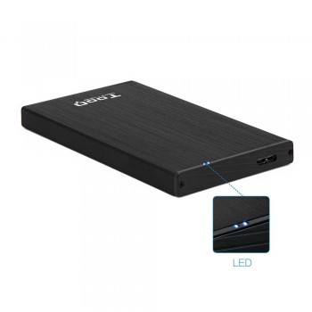 CAJA EXTERNA TOOQ TQE-2527B 2,5 9,5 MM SATA USB 3.0 NEGRA