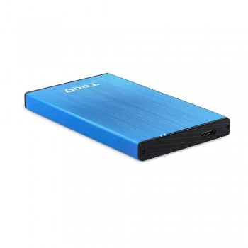 CAJA EXTERNA TOOQ TQE-2527BL 2,5 9,5 MM SATA USB 3.0/3.1 GEN1 AZUL