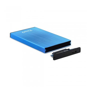 CAJA EXTERNA TOOQ TQE-2527BL 2,5 9,5 MM SATA USB 3.0/3.1 GEN1 AZUL