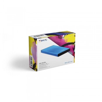 CAJA EXTERNA TOOQ TQE-2527BL 2,5 9,5 MM SATA USB 3.0/3.1 GEN1 AZUL