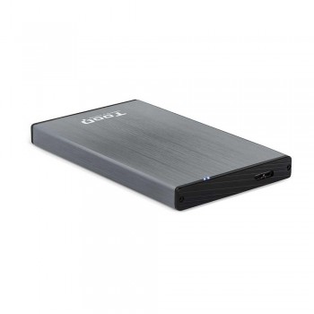 CAJA EXTERNA TOOQ TQE-2527G 2,5 9,5 MM SATA USB 3.0/3.1 GEN1 GRIS