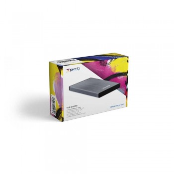 CAJA EXTERNA TOOQ TQE-2527G 2,5 9,5 MM SATA USB 3.0/3.1 GEN1 GRIS