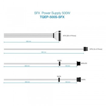 FUENTE ALIMENTACION TOOQ EP-II SFX MATX TQEP-500S-SFX 500W